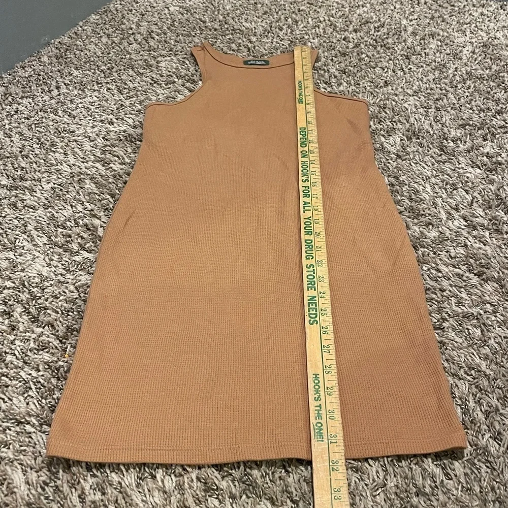 Wild fable muscle tank camel fitted dress